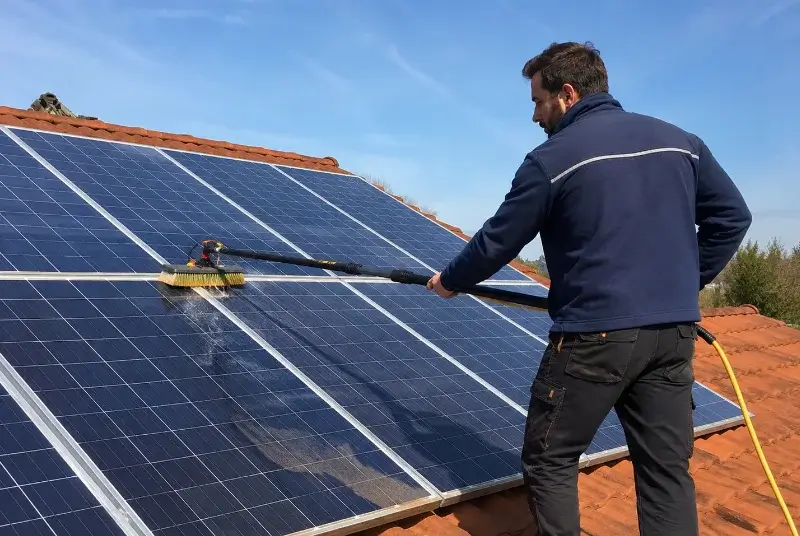 Nettoyage et entretien de panneaux solaires à Saint-Thurial